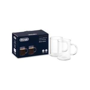 DeLonghi Set of 2 Double Wall Glasses 250 ML