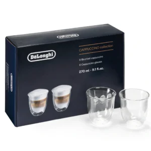 DeLonghi Cappuccino Collection Glasses – Set of 6