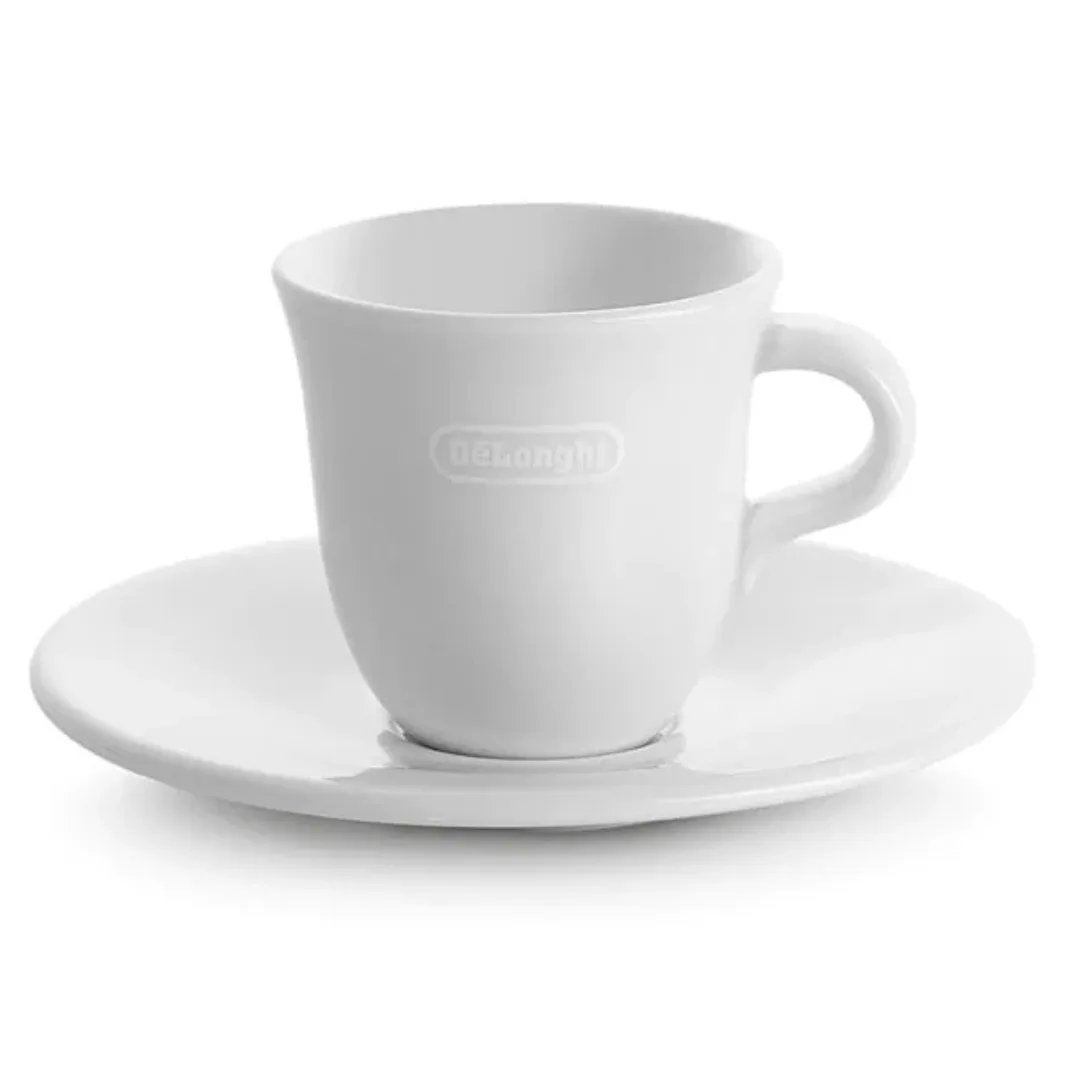DeLonghi Ceramic Espresso Cup Set – 2 Piece 70 ML - Image 4